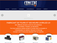 Tablet Screenshot of concept-plus.fr